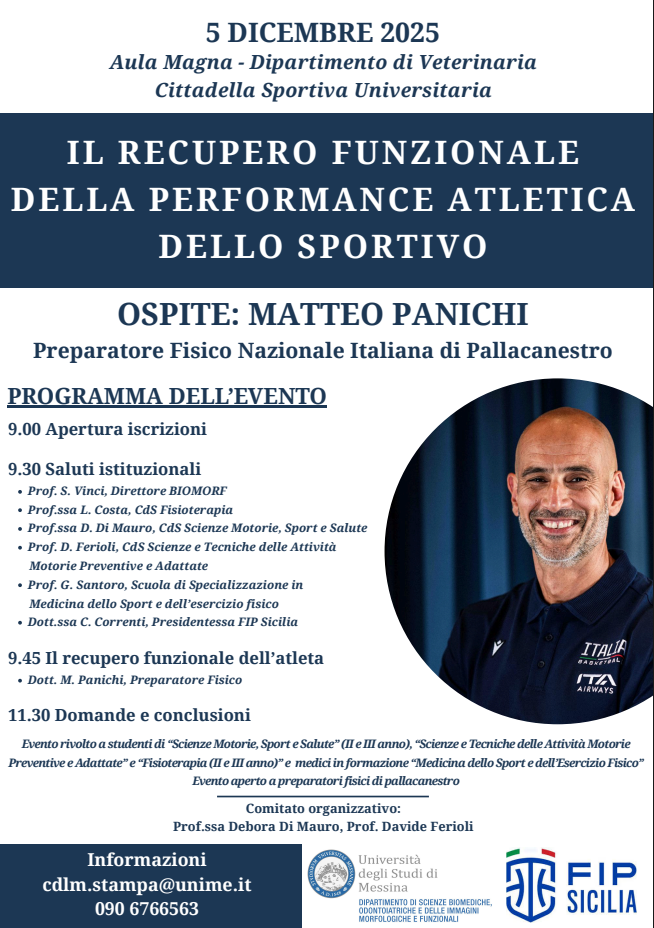“Il recupero funzionale della performance atletica dello sportivo” 